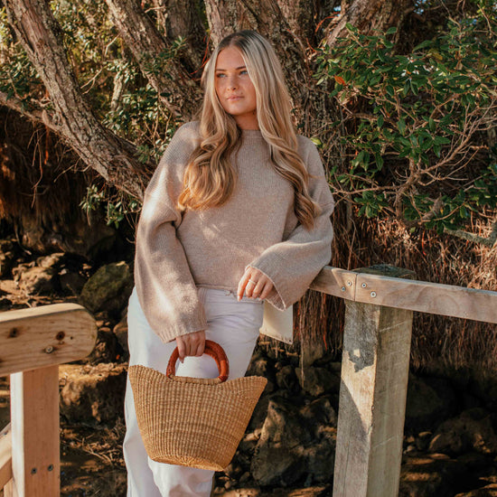 Stacy Curve Mini Tote