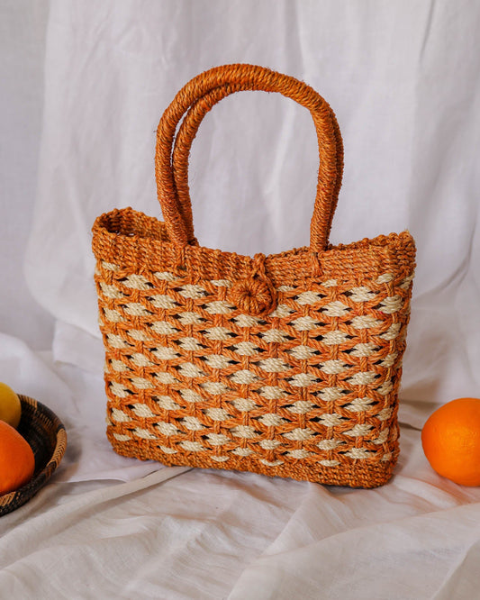 Clarita Small Woven Tote