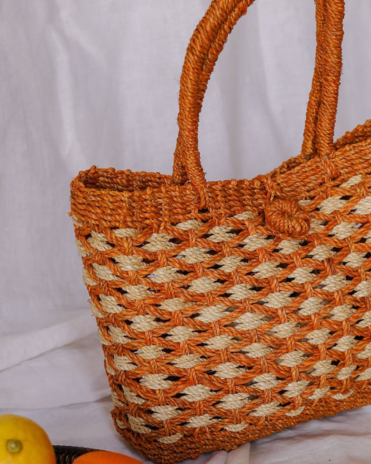 Clarita Small Woven Tote