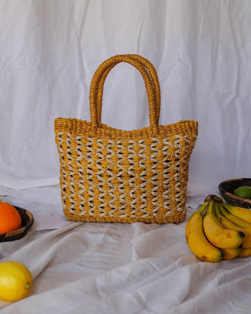 Lolita Small Woven Tote