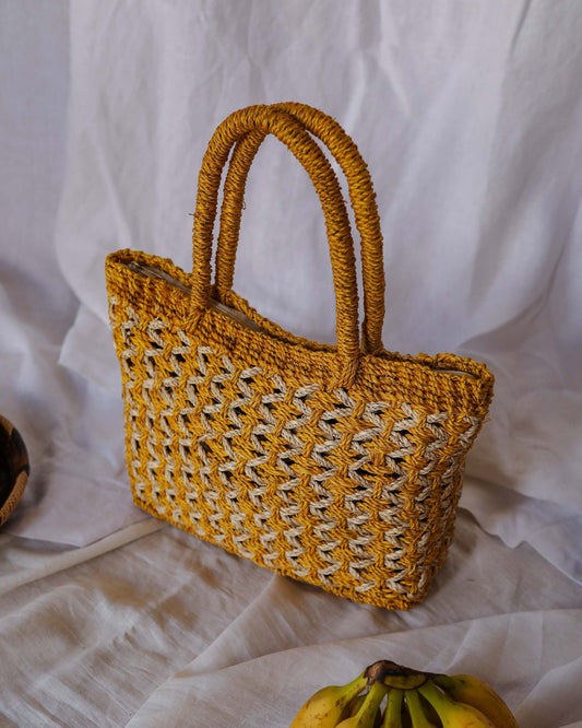 Lolita Small Woven Tote