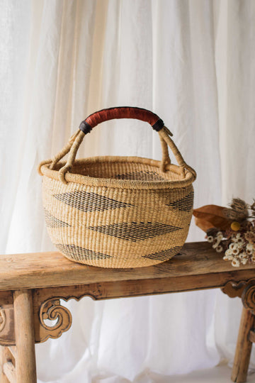 Mae Large Round Basket